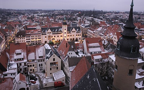 Freiberg Stadtansicht